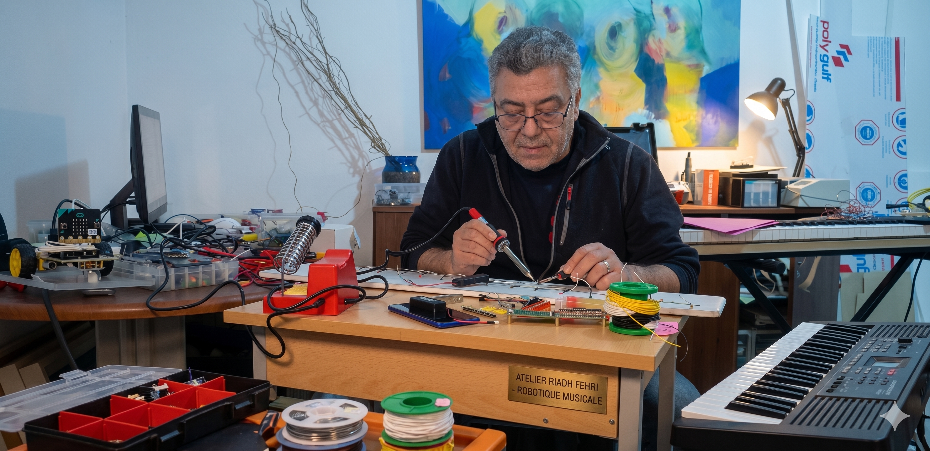 Atelier Riadh Fehri Robotique Musicale